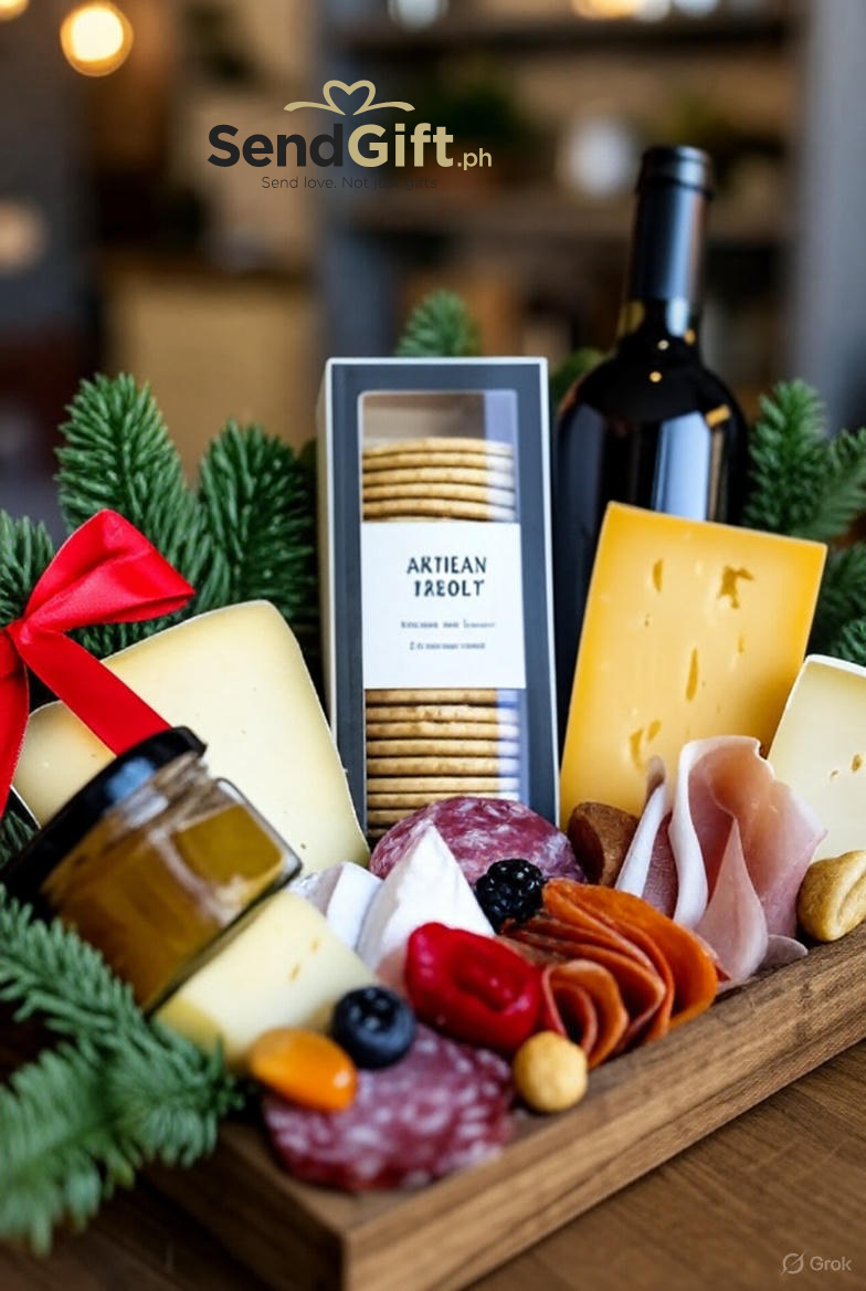 Gourmet Cheese & Charcuterie Gift Basket