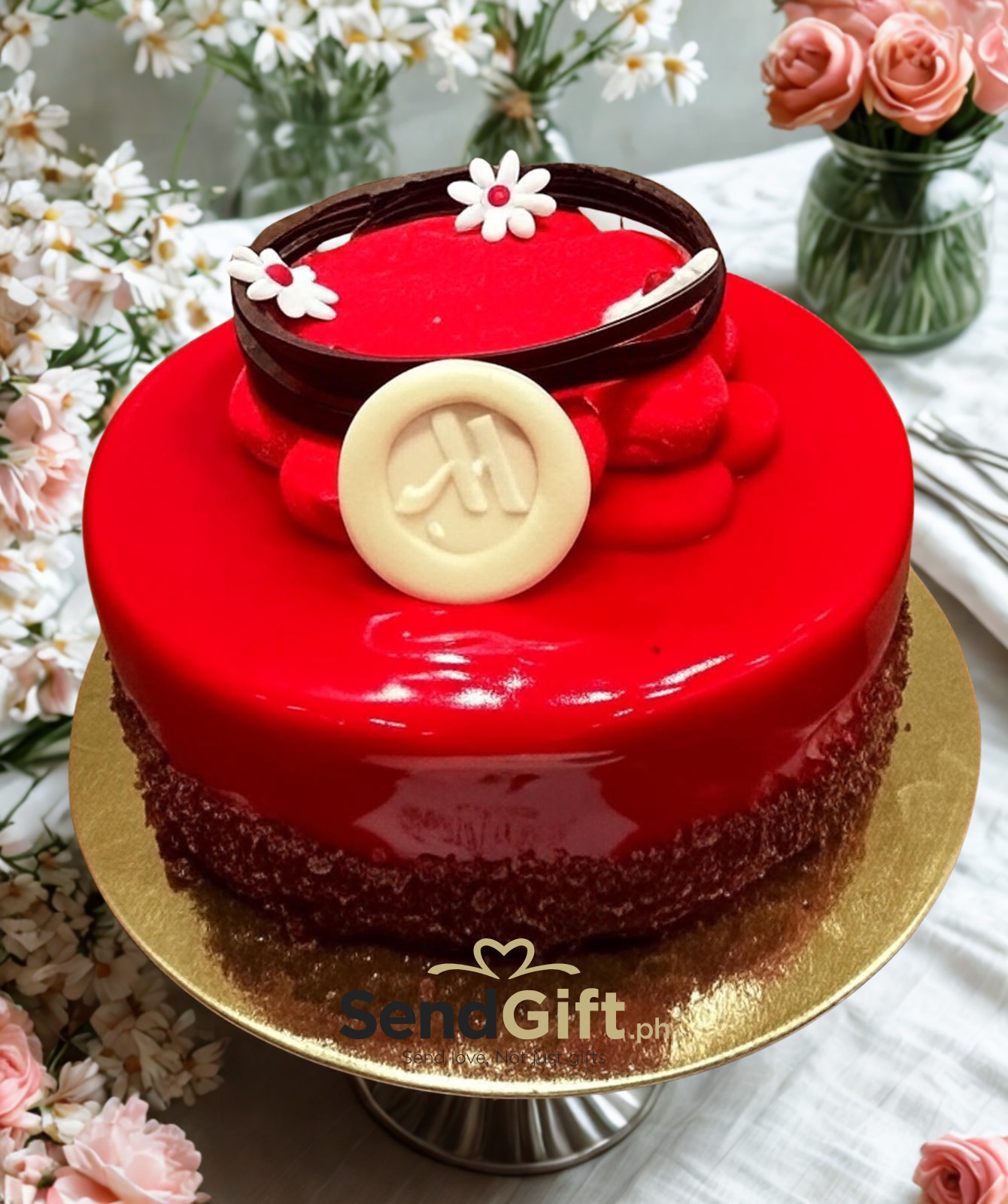 Manila Marriott Hotel - Strawberry Red Velvet Cake