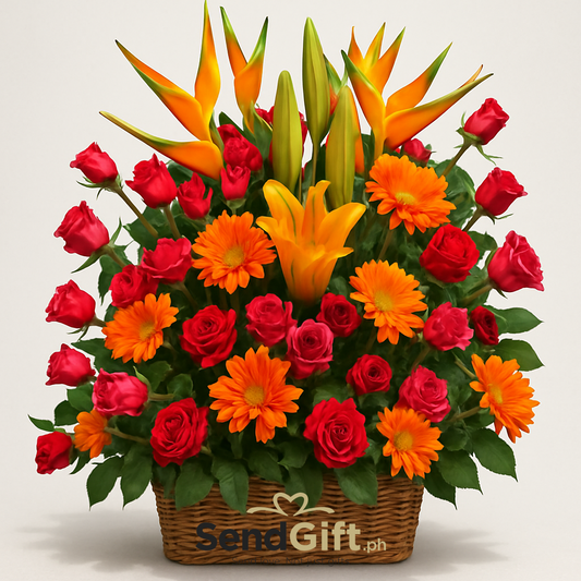 Tropical Radiance Basket