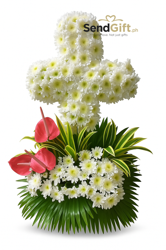 Eternal Peace Cross Arrangement (All Souls’ Day/ Undas Collection)