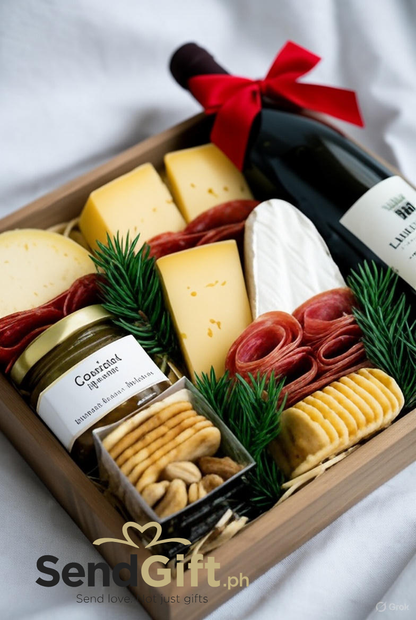 Gourmet Cheese & Charcuterie Gift Basket